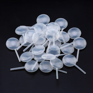 50pcs Jelly Mousse Pipette Milkshake Disposable Macaron Straw Cupcake Ice Cream Injector Baking Tools Dropper