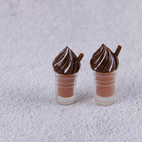 Mini Milkshake Ice Cream Lemon Milk Fruit Tea Water Cup Strawberry Banana Miniatures Dollhouse Accessories Cups Kitchen Toys