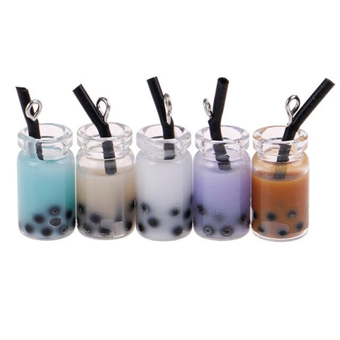 Mini Milkshake Ice Cream Lemon Milk Fruit Tea Water Cup Strawberry Banana Miniatures Dollhouse Accessories Cups Kitchen Toys