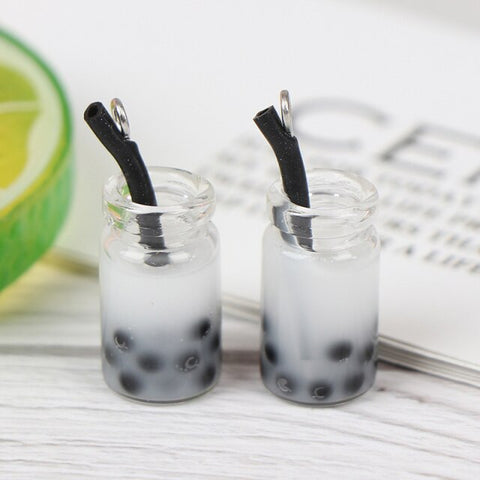 Mini Milkshake Ice Cream Lemon Milk Fruit Tea Water Cup Strawberry Banana Miniatures Dollhouse Accessories Cups Kitchen Toys