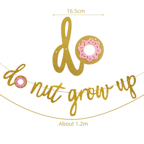 Donut Party Kit Paper Cups Plate Napkins Ice Cream Balloon Candy Bar Party Decoration Baby Shower Kids Birthday Party Decoration
