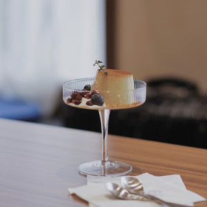 New 200ml Restaurant Cocktail Wine Glass Cup Goblet Ice Cream Yogurt Goblet Pudding Dessert Dish High Bowl Cake Snack Container