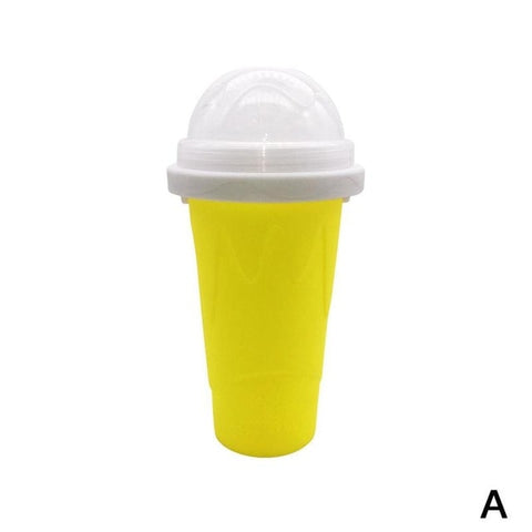 Quick-Frozen Squeeze Cup Slushy Maker Ice Cream Maker Cooling Straw With Bottle Maker Slushy Cup Squeeze Supplies Smo E1T9