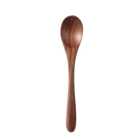 1/2Pcs Mini Wood Condiment Scoop Ice Cream Coffee Tea Small Sugar Spoon Salt Wood Spoons Cooking Tools Flatware Kitchen Gadgets