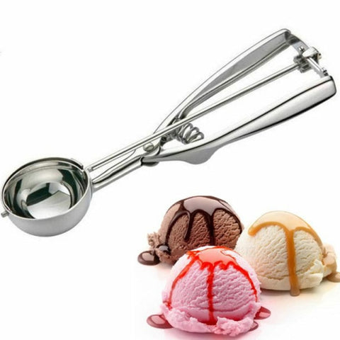 1pcs Ice Cream Spoon Ice cream Scoop Kitchen Utensils Stainless Steel Mash Potato Scoops Ice Cream Tools Kitchen Gadgets honey