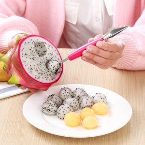 Fruit Carving Knife Watermelon Baller Ice Cream Dig Ball Tools Kitchen utensilios vegetable cutter vegetable slicer coupe legume
