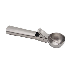 Stainless Steel Ice Cream Scoop Ice Ball Maker Frozen Yogurt Cookie Dough Meat Balls Cream Spoon Watermelon Spoon Kitchen Tool