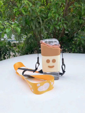 New Summer Cute Donut Ice Cream Water Bottle With Straw Creative Square Watermelon Cup Portable Leakproof Tritan Bottle BPA Free
