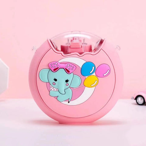 New Summer Cute Donut Ice Cream Water Bottle With Straw Creative Square Watermelon Cup Portable Leakproof Tritan Bottle BPA Free