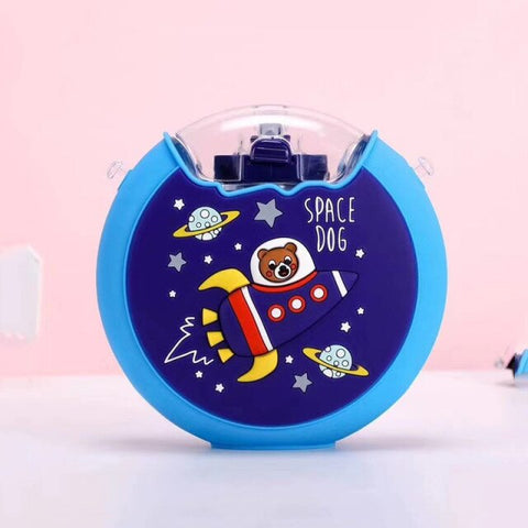 New Summer Cute Donut Ice Cream Water Bottle With Straw Creative Square Watermelon Cup Portable Leakproof Tritan Bottle BPA Free