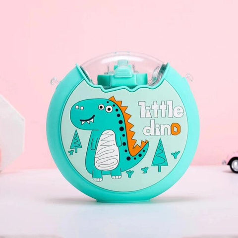 New Summer Cute Donut Ice Cream Water Bottle With Straw Creative Square Watermelon Cup Portable Leakproof Tritan Bottle BPA Free