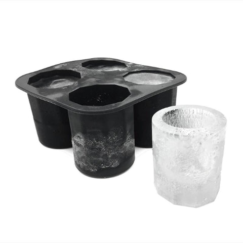 1PCS New Cup Shape Rubber Kitchen Accessories Frozen Ice Cream Tools Shot Glass Freeze Mold Ice Trays Glass Freeze Mold Kitchen