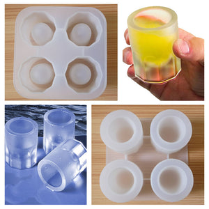 Ice cup maker Ice Cube Tray Mold Makes Glasses Ice Mould Novelty Gifts Ice Tray Summer Drinking Tool D5
