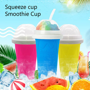 Quick-frozen Smoothies cup Homemade Slush and Shake Maker Household Fast Cooling Cup Ice Cream Maker Magic Slushy Maker