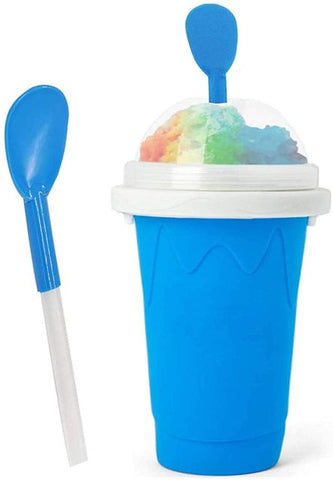 350ml Quick-frozen Smoothies Durable Slush Ice Cream Maker Squeeze Slush Quick Cooling Cup Milkshake Bottle Smoothie Cup