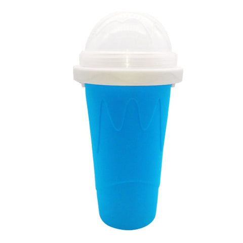 Magic Slushy Maker Squeeze Cup Slushy Maker - Diy Homemade Smoothie Cups Freeze Drinks Cup Double Layer Summer Juice Ice Cream