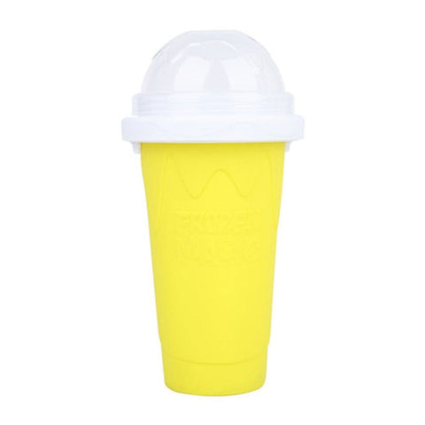 Magic Slushy Maker Squeeze Cup Slushy Maker - Diy Homemade Smoothie Cups Freeze Drinks Cup Double Layer Summer Juice Ice Cream