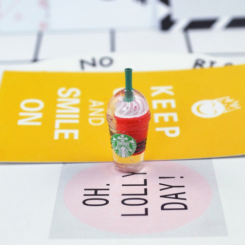 Straw Cup Ice Cream Cup Addition for Slime Charms DIY Polymer Filler Slime Accessories Toys Lizun Modeling Clay Kit for Kids