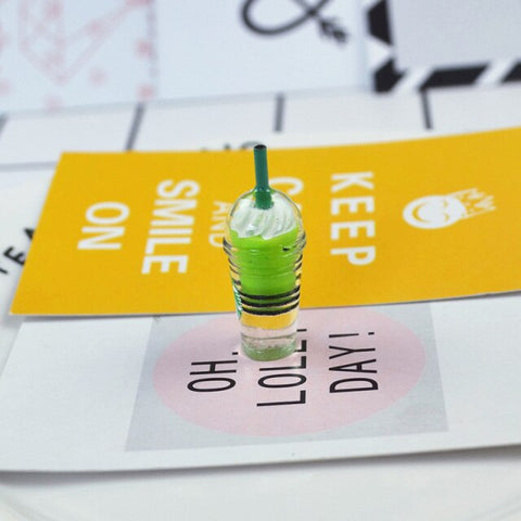 Straw Cup Ice Cream Cup Addition for Slime Charms DIY Polymer Filler Slime Accessories Toys Lizun Modeling Clay Kit for Kids