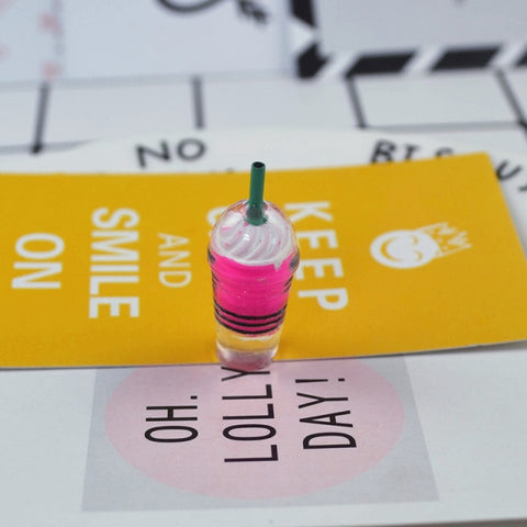 Straw Cup Ice Cream Cup Addition for Slime Charms DIY Polymer Filler Slime Accessories Toys Lizun Modeling Clay Kit for Kids