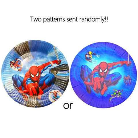 10pcs/lot Spider Ice cream Cups Kids Birthday Party Supplies Spiderman Happy Birthday Party Ice cream Bowls Wholesale Ice Cups