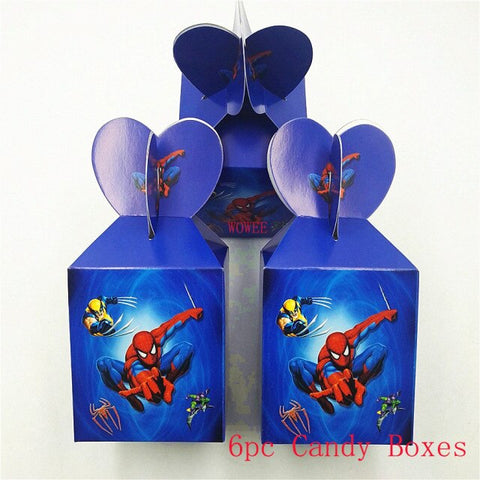 10pcs/lot Spider Ice cream Cups Kids Birthday Party Supplies Spiderman Happy Birthday Party Ice cream Bowls Wholesale Ice Cups