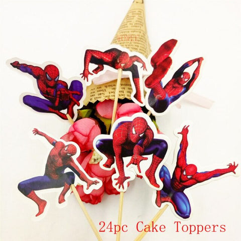 10pcs/lot Spider Ice cream Cups Kids Birthday Party Supplies Spiderman Happy Birthday Party Ice cream Bowls Wholesale Ice Cups
