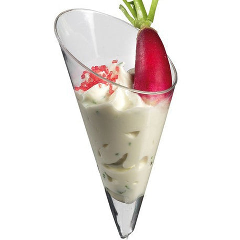 Promotion - Party Wedding Festival Supplies, 45ml Reusable Tableware Dessert/Ice Cream/Cocktail Mini Cone, 20/Pack