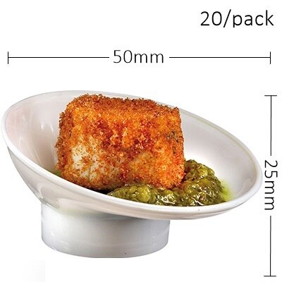 Promotion - Party Wedding Festival Supplies, 45ml Reusable Tableware Dessert/Ice Cream/Cocktail Mini Cone, 20/Pack
