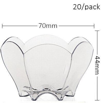Promotion - Party Wedding Festival Supplies, 45ml Reusable Tableware Dessert/Ice Cream/Cocktail Mini Cone, 20/Pack