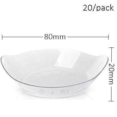 Promotion - Party Wedding Festival Supplies, 45ml Reusable Tableware Dessert/Ice Cream/Cocktail Mini Cone, 20/Pack