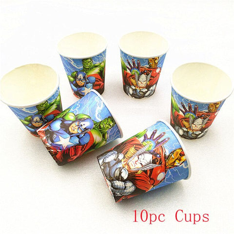 10PCS/LOT AVENGERS ICE CREAM CUPS KIDS BIRTHDAY PARTY SUPPLIES AVENGERS ICE CREAM BOWLS WHOLE ICE CUPS