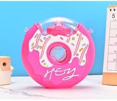 Donut Ice Cream Water Bottle With Straw Watermelon Travel Cup Portable Leakproof Tritan Drink Children Bottles Plastic BPA Free
