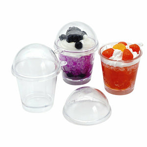 20Pcs mini Frappuccino Cup Cake Ice Cream decora Cups featival wedding Birthday party accessories