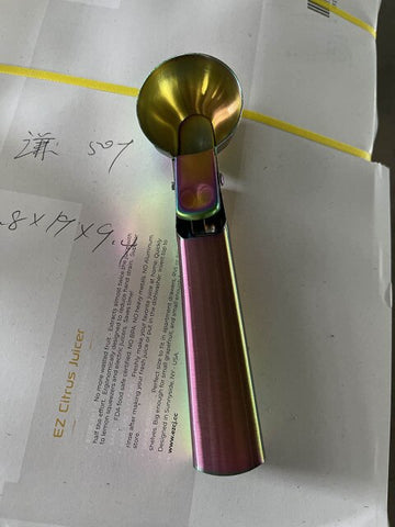 Ice Cream Spoon Scoops Stacked Stainless Steel Digger Fruit Non-Stick Spoon Kitchen Tools for Home Cake Gold Kitchen Utensils