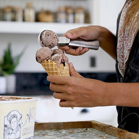 Ice Cream Tools 1 Pcs 7 Inches Stainless Steel Ice Cream Scoop Frozen Yogurt Dough Ice Cream Spoon Tools Kitchen Tools & Gadgets
