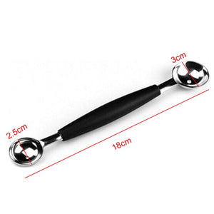 Double-end Multi Function Spoon Stainless Steel Double-End Melon Baller Ice Cream Scoop Fruit Spoon