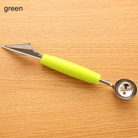 Double-end Multi Function Spoon Stainless Steel Double-End Melon Baller Ice Cream Scoop Fruit Spoon