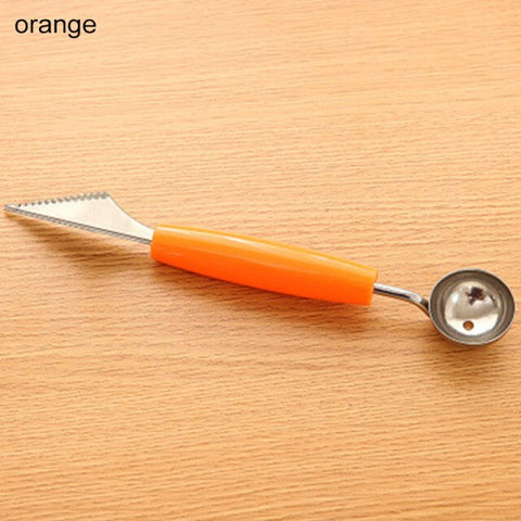 Double-end Multi Function Spoon Stainless Steel Double-End Melon Baller Ice Cream Scoop Fruit Spoon