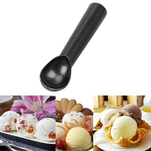 Kapmore 1pc Creative Ice Cream Spoon Non-Stick Anti-Freeze Stainless Steel Spoon Fruit Spoon Ice Cream Ball Making Tools