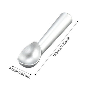 Ice Cream Scoop Kitchen Deluxe Metal Non-Stick Anti-Freeze Ice Cream Scoops Spoon 180mm Long