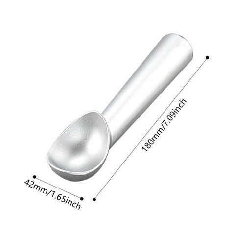 Ice Cream Scoop Kitchen Deluxe Metal Non-Stick Anti-Freeze Ice Cream Scoops Spoon 180mm Long