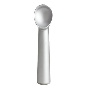 1 PCS Silver Gray Black Kitchen Deluxe Metal Non-Stick Anti-Freeze Dessert Ice Cream Scoop Spoon 18cm long Hand Washable Scoop
