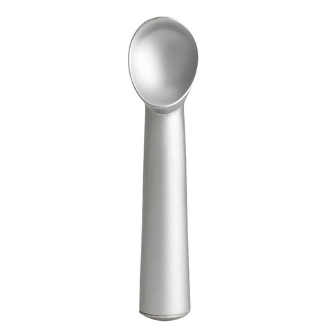 1 PCS Silver Gray Black Kitchen Deluxe Metal Non-Stick Anti-Freeze Dessert Ice Cream Scoop Spoon 18cm long Hand Washable Scoop