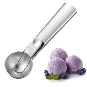Large Ice Cream Scoop Watermelon Fruit Dessert Maker Stainless Steel Ice Cream Spoons Homemade Dessert Decoration Tools